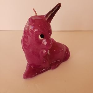 Vintage Unicorn Candle